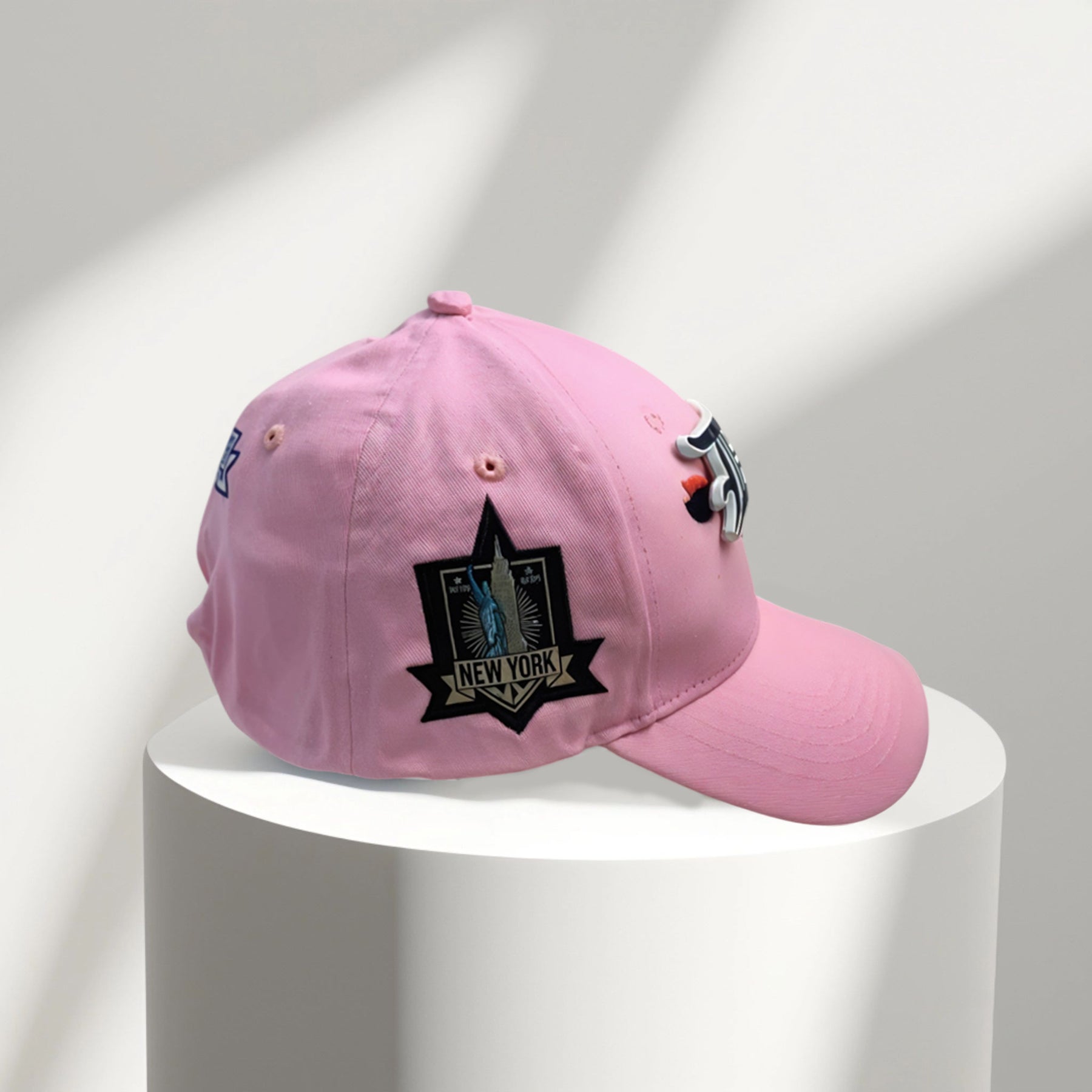 New York 3D Baseball PINK CAP